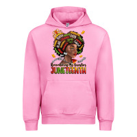 Fuchsia Pink remembering my ancestors juneteenth Urban Hoodie - LillyAllenDesigns