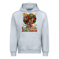 Heather Grey remembering my ancestors juneteenth Urban Hoodie - LillyAllenDesigns