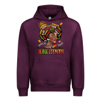 Mauve Wine remembering my ancestors juneteenth Urban Hoodie - LillyAllenDesigns