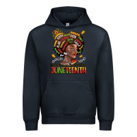 Navy remembering my ancestors juneteenth Urban Hoodie - LillyAllenDesigns