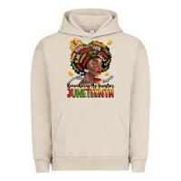 Pigment French Oak remembering my ancestors juneteenth Urban Hoodie - LillyAllenDesigns