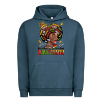 Pigment Midnight Navy remembering my ancestors juneteenth Urban Hoodie - LillyAllenDesigns