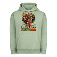 Pigment Oil Green remembering my ancestors juneteenth Urban Hoodie - LillyAllenDesigns
