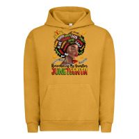 Pigment Peanut Butter remembering my ancestors juneteenth Urban Hoodie - LillyAllenDesigns