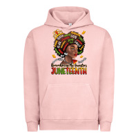 Pigment Salmon remembering my ancestors juneteenth Urban Hoodie - LillyAllenDesigns