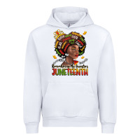 White remembering my ancestors juneteenth Urban Hoodie - LillyAllenDesigns