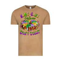 Vintage Camel mardi gras king cake calories don't count Vintage Tee - RanaPortraitStore