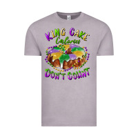 Vintage Zinc mardi gras king cake calories don't count Vintage Tee - RanaPortraitStore