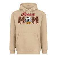 Mushroom soccer mom with ball and sunflower Heavyweight Hoodie - Artiststas