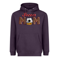 Plum soccer mom with ball and sunflower Heavyweight Hoodie - Artiststas