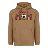 Toasted Coconut soccer mom with ball and sunflower Heavyweight Hoodie - Artiststas