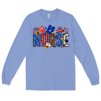 Colony Blue American Nurse Long Sleeve Tee - Neo Western