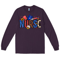 Plum American Nurse Long Sleeve Tee - Neo Western