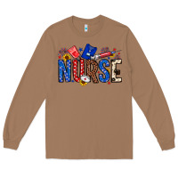 Toasted Coconut American Nurse Long Sleeve Tee - Neo Western