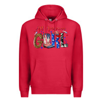 Cardinal all american girl Premium Hoodie - NancyCooperArtShop