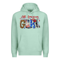 Seafoam all american girl Premium Hoodie - NancyCooperArtShop