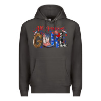 Smoke all american girl Premium Hoodie - NancyCooperArtShop