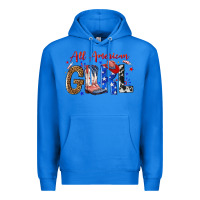 True Royal all american girl Premium Hoodie - NancyCooperArtShop