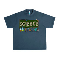 Midnight Navy science teacher Urban Heavy Tee - texasbilliewilder