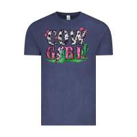 Vintage Denim cowgirl lightning bolt Vintage Tee - Zillion Design Studio