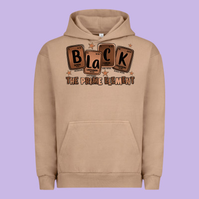 Black The Prime Element Melanin Urban Hoodie Designed By Lillyallendesigns