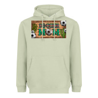 Matcha soccer mom with ball and cactus and serape licanse plate Heavyweight Hoodie - Artiststas