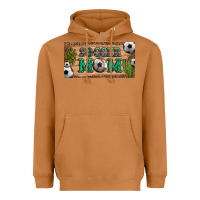 Meerkat soccer mom with ball and cactus and serape licanse plate Heavyweight Hoodie - Artiststas