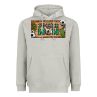 Moon Dust soccer mom with ball and cactus and serape licanse plate Heavyweight Hoodie - Artiststas