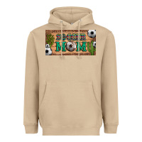 Mushroom soccer mom with ball and cactus and serape licanse plate Heavyweight Hoodie - Artiststas