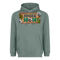 Sage soccer mom with ball and cactus and serape licanse plate Heavyweight Hoodie - Artiststas