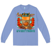 Colony Blue pumpkin spice everything Long Sleeve Tee - HRA Design Shop