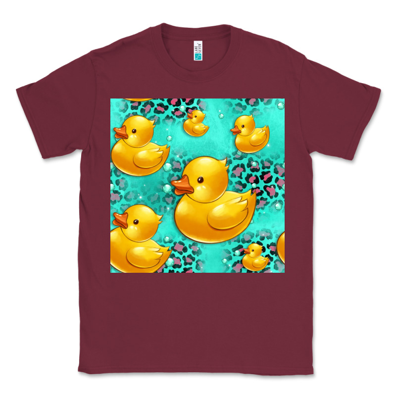 Rubber Duck Seamless Pattern Classic Tee by HRA Design Shop | Teevron