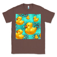 Chestnut rubber duck seamless pattern Classic Tee - HRA Design Shop