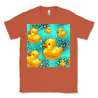 Copper rubber duck seamless pattern Classic Tee - HRA Design Shop
