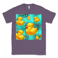 Lavender rubber duck seamless pattern Classic Tee - HRA Design Shop