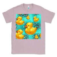 Lilac rubber duck seamless pattern Classic Tee - HRA Design Shop