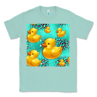 Seafoam rubber duck seamless pattern Classic Tee - HRA Design Shop