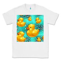 White rubber duck seamless pattern Classic Tee - HRA Design Shop