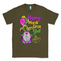 Army Green happy mardi gras y'all Classic Tee - BarkalooDesign