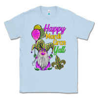 Dusty Blue happy mardi gras y'all Classic Tee - BarkalooDesign