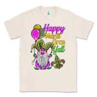 Natural happy mardi gras y'all Classic Tee - BarkalooDesign