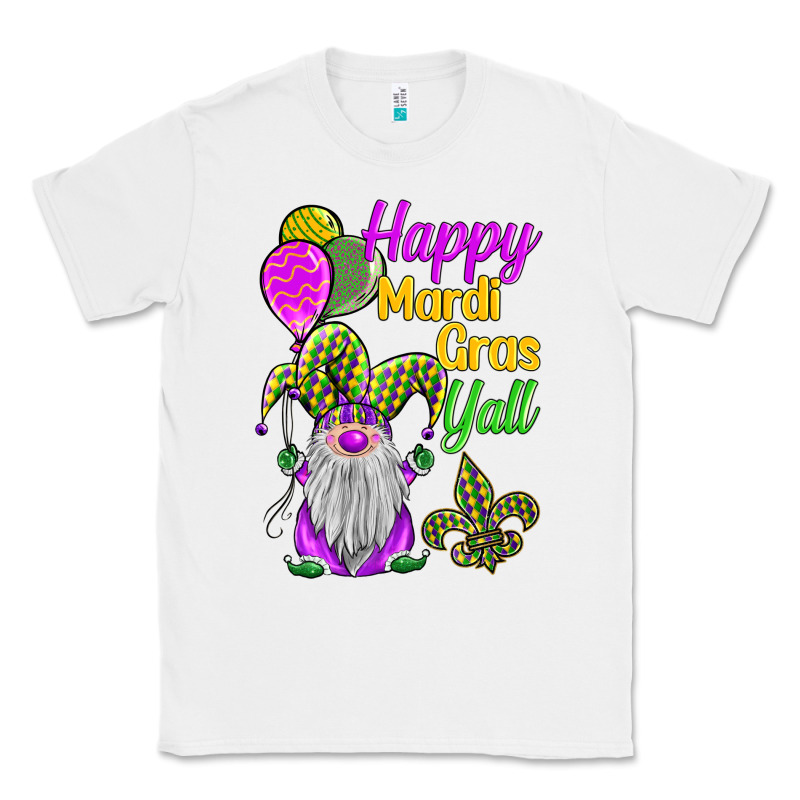 Happy Mardi Gras Y'all Classic Tee by BarkalooDesign | Teevron