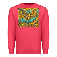 Cardinal Bumble Bees Premium Sweatshirt - LillyAllenDesigns