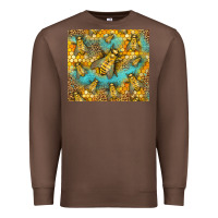 Chestnut Bumble Bees Premium Sweatshirt - LillyAllenDesigns
