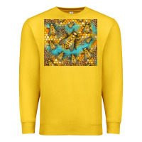 Lemon Bumble Bees Premium Sweatshirt - LillyAllenDesigns