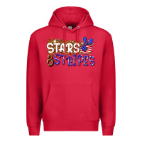 Cardinal stars and stripes Premium Hoodie - NancyCooperArtShop