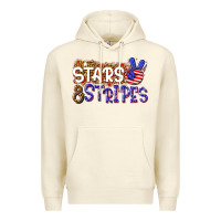 Sandshell stars and stripes Premium Hoodie - NancyCooperArtShop