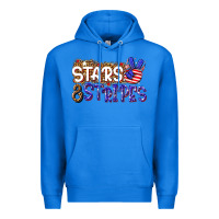 True Royal stars and stripes Premium Hoodie - NancyCooperArtShop