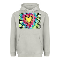 Moon Dust tie dye hearth shaped race flag background 3200x2400 Heavyweight Hoodie - AdoDesignShop