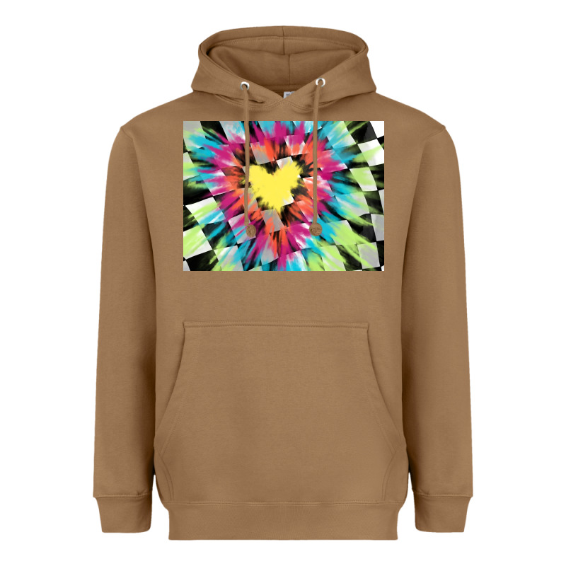 Tie Dye Hearth Shaped Race Flag Background 3200x2400 Heavyweight Hoodie by AdoDesignShop | Teevron